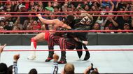 Finn Balor through the motions of a Sister Abigail